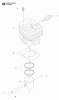 Jonsered GC2043 - String/Brush Trimmer (2009-05) Ersatzteile CYLINDER PISTON