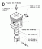 Jonsered GR26 - String/Brush Trimmer (1997-02) Ersatzteile CYLINDER PISTON