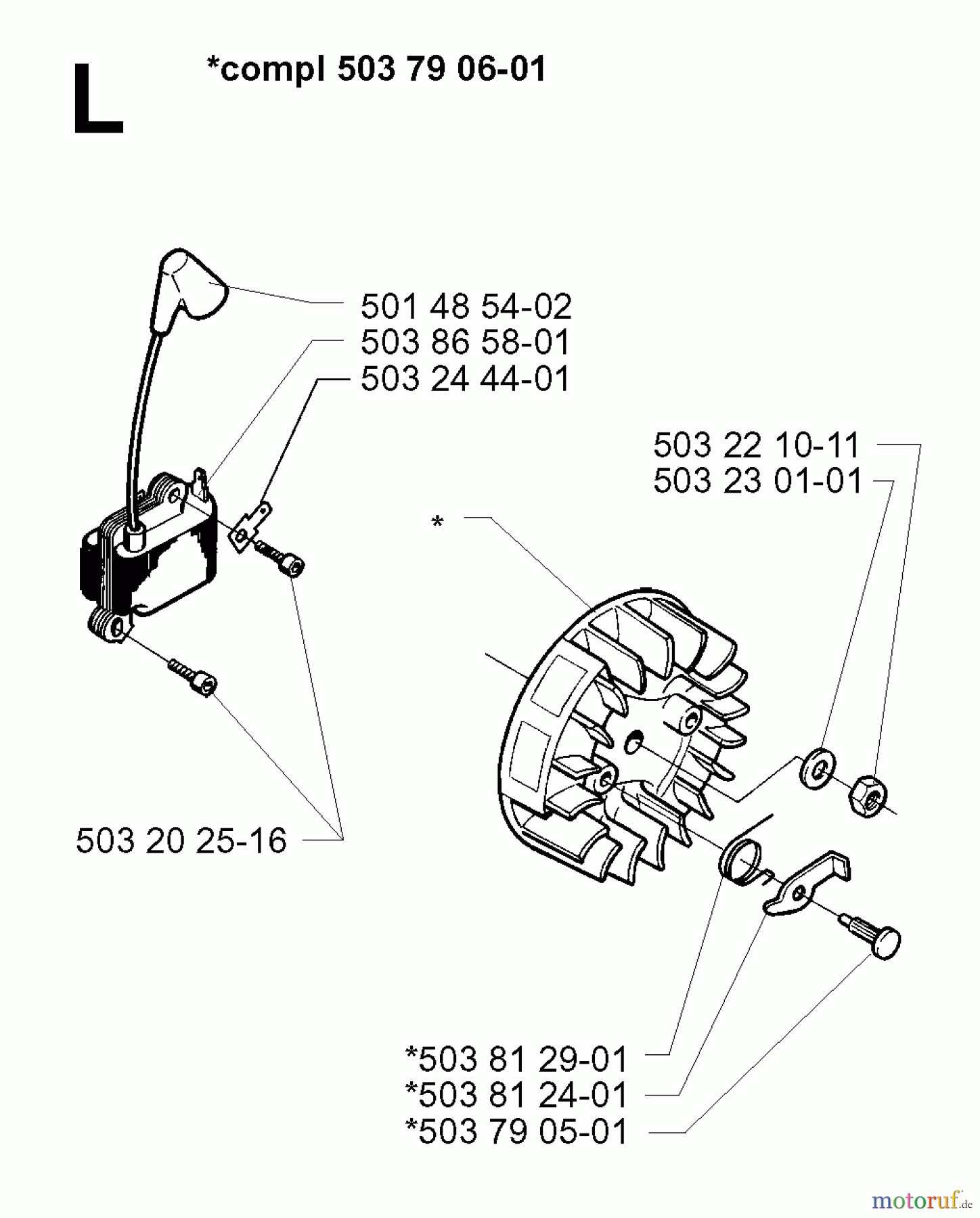 Jonsered Motorsensen, Trimmer GR2026 - Jonsered String/Brush Trimmer (1997-02) IGNITION SYSTEM