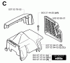 Jonsered GR2026 - String/Brush Trimmer (2002-08) Ersatzteile CYLINDER COVER