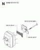 Jonsered GR2036 - String/Brush Trimmer (2006-10) Ersatzteile MUFFLER