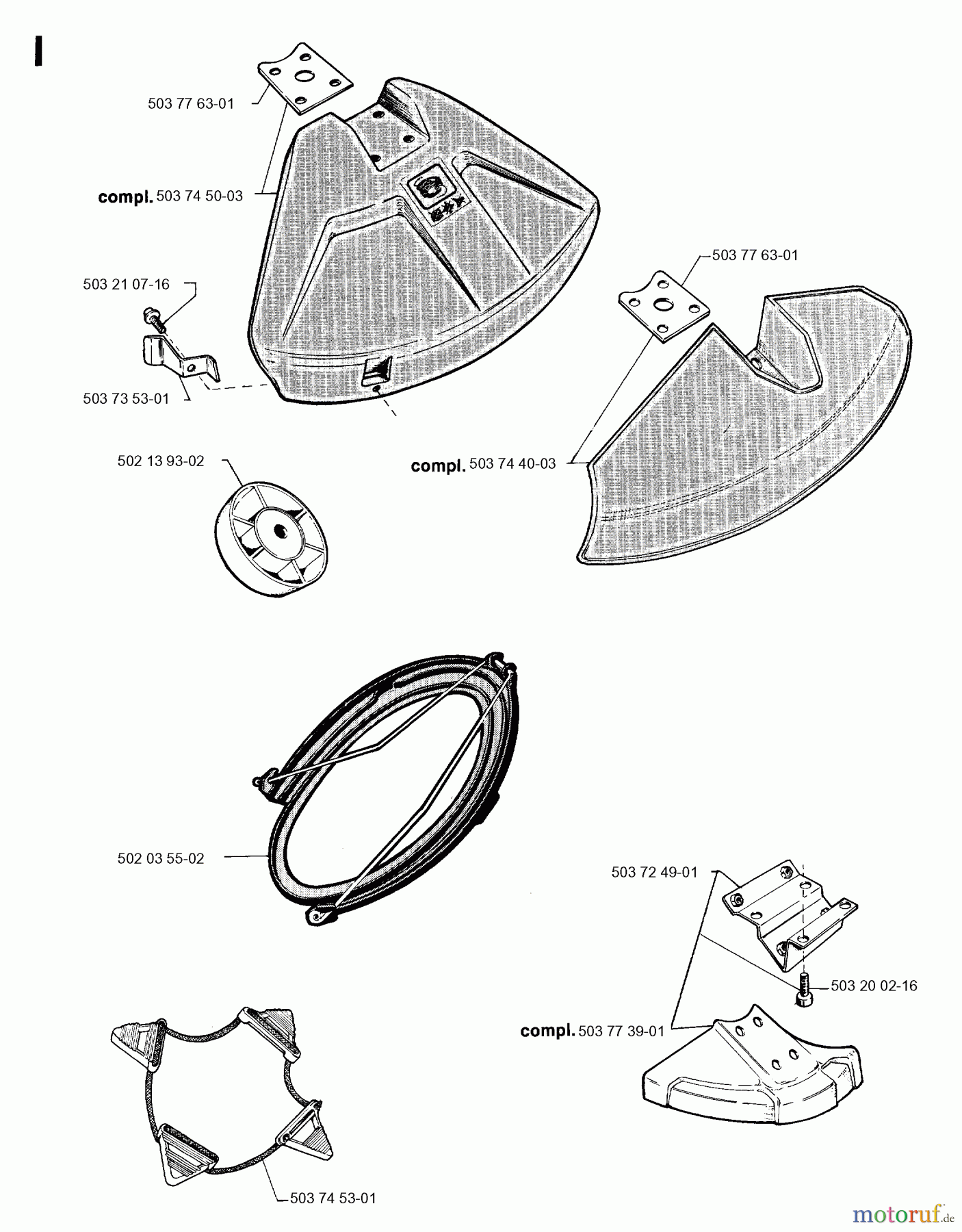 Jonsered Motorsensen, Trimmer GR26 - Jonsered String/Brush Trimmer (1994-11) ACCESSORIES #2