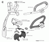 Jonsered GR26 - String/Brush Trimmer (1994-11) Ersatzteile HANDLE CONTROLS #2