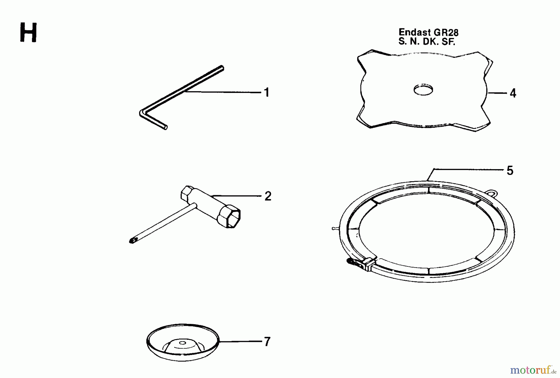 Jonsered Motorsensen, Trimmer GR28L - Jonsered String/Brush Trimmer (1993-02) ACCESSORIES