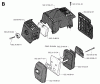 Jonsered GR36 - String/Brush Trimmer (1993-03) Ersatzteile MUFFLER