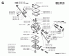 Jonsered GR36 - String/Brush Trimmer (1996-06) Ersatzteile CARBURETOR DETAILS