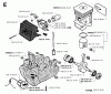 Jonsered GR36 - String/Brush Trimmer (1996-06) Ersatzteile CYLINDER CRANKCASE