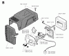 Jonsered RS44 - String/Brush Trimmer (1991-03) Ersatzteile CARBURETOR AIR FILTER