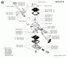 Jonsered GR44 - String/Brush Trimmer (1992-09) Ersatzteile CARBURETOR DETAILS