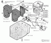 Jonsered GR44 - String/Brush Trimmer (1992-09) Ersatzteile CYLINDER CRANKCASE