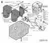 Jonsered GR50 - String/Brush Trimmer (1995-01) Ersatzteile CYLINDER CRANKCASE