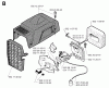 Jonsered GR50 - String/Brush Trimmer (1996-10) Ersatzteile CARBURETOR AIR FILTER