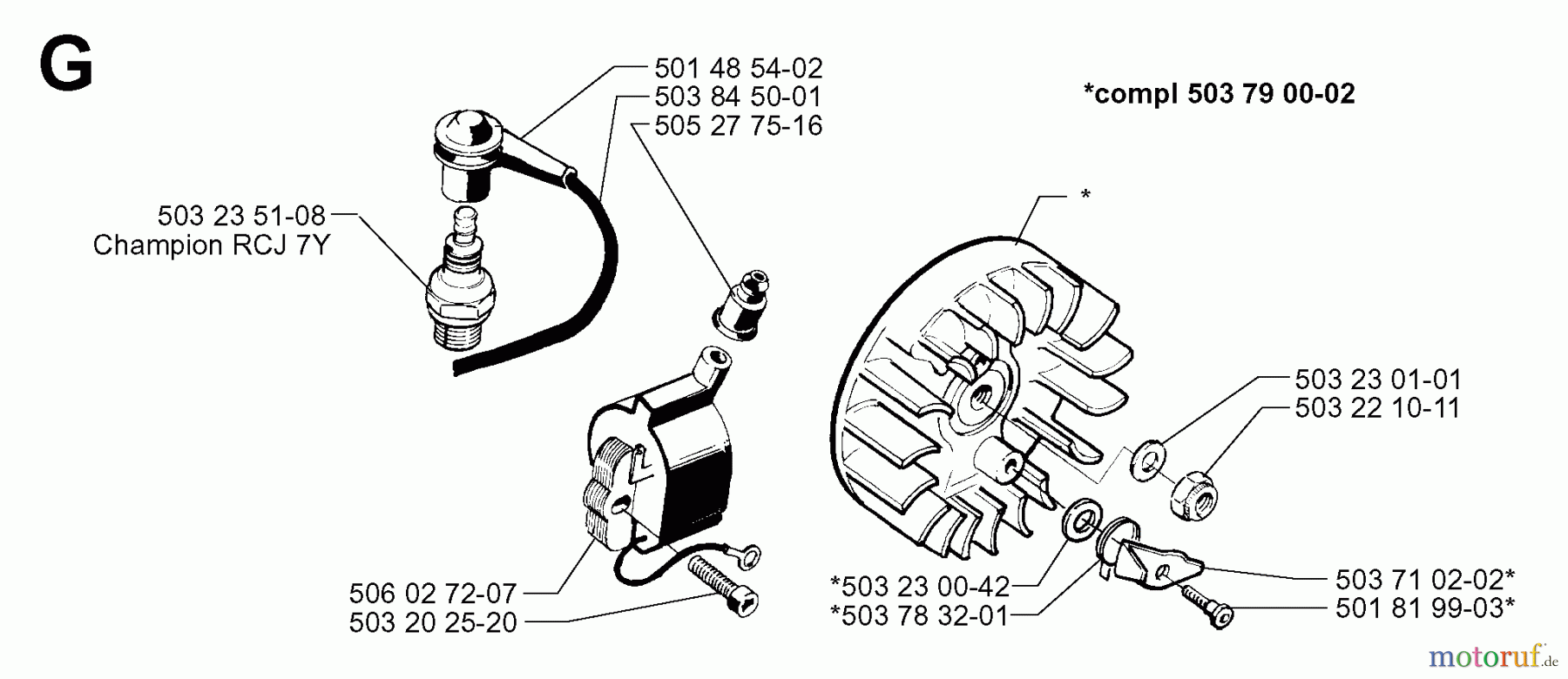 Jonsered Motorsensen, Trimmer GR41 - Jonsered String/Brush Trimmer (1998-06) IGNITION SYSTEM