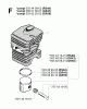 Jonsered GR41 - String/Brush Trimmer (2001-03) Ersatzteile CYLINDER PISTON