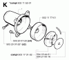 Jonsered RS44 EPA - String/Brush Trimmer (2002-08) Ersatzteile CLUTCH