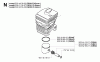 Jonsered GR41 EPA - String/Brush Trimmer (2006-01) Ersatzteile CYLINDER PISTON