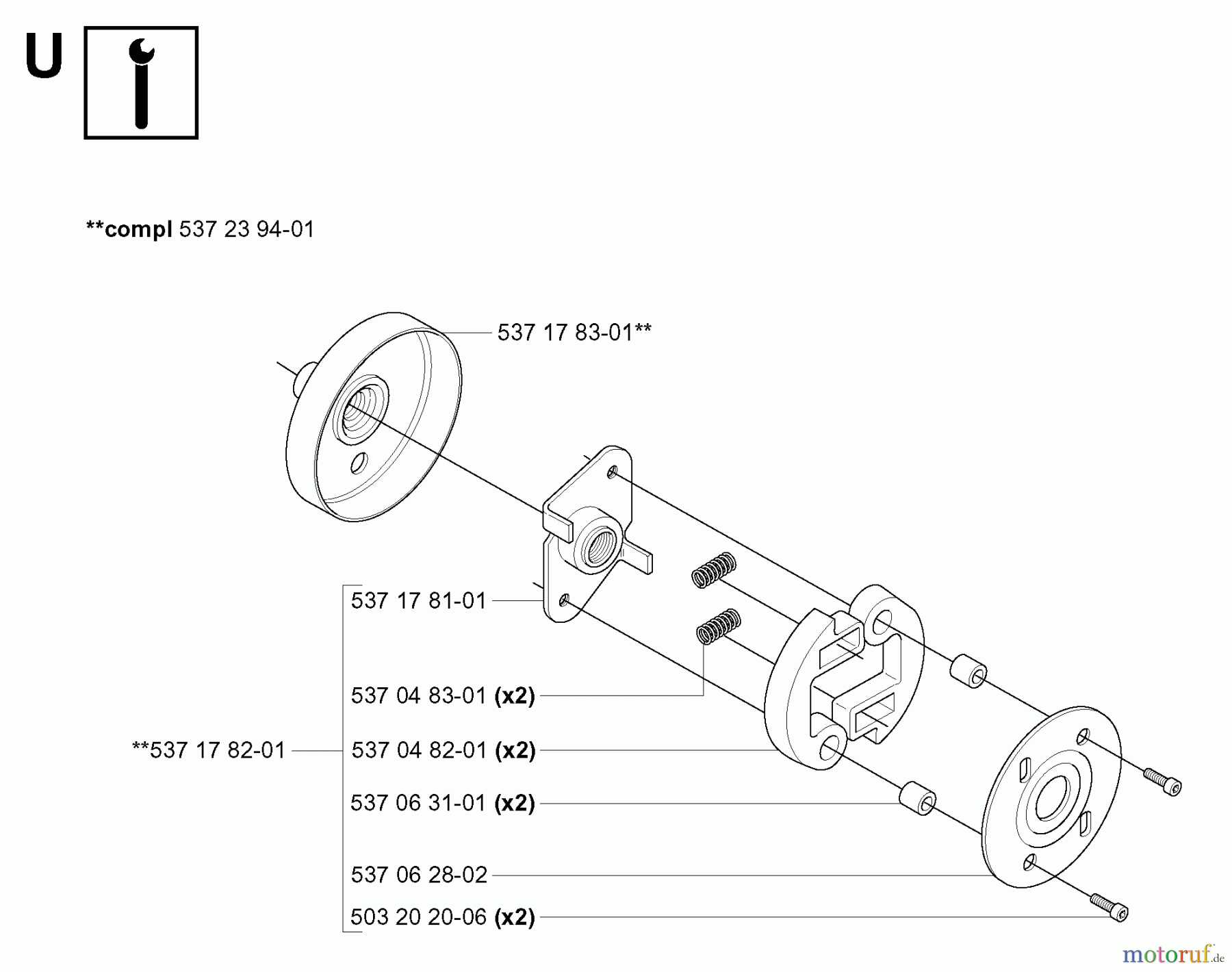  Jonsered Motorsensen, Trimmer GR50 - Jonsered String/Brush Trimmer (2006-01) SERVICE UPDATES