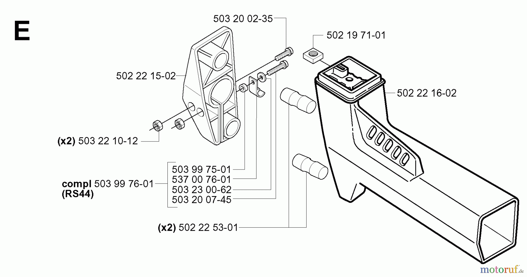 Jonsered Motorsensen, Trimmer GR50 - Jonsered String/Brush Trimmer (2006-01) TOWER