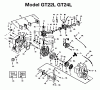 Jonsered GT24L - String/Brush Trimmer (1995-05) Ersatzteile ENGINE