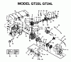 Jonsered GT24L - String/Brush Trimmer (1996-03) Ersatzteile ENGINE