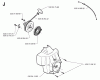 Jonsered GT26D - String/Brush Trimmer (1999-05) Ersatzteile CLUTCH COVER