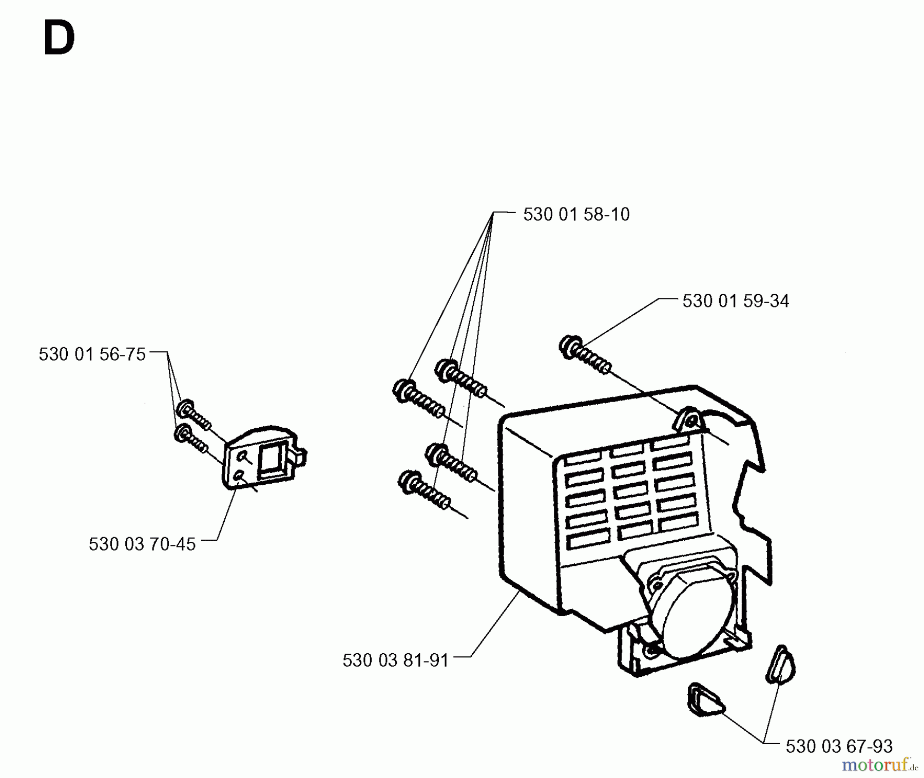 Jonsered Motorsensen, Trimmer GT26D - Jonsered String/Brush Trimmer (1999-05) COVER