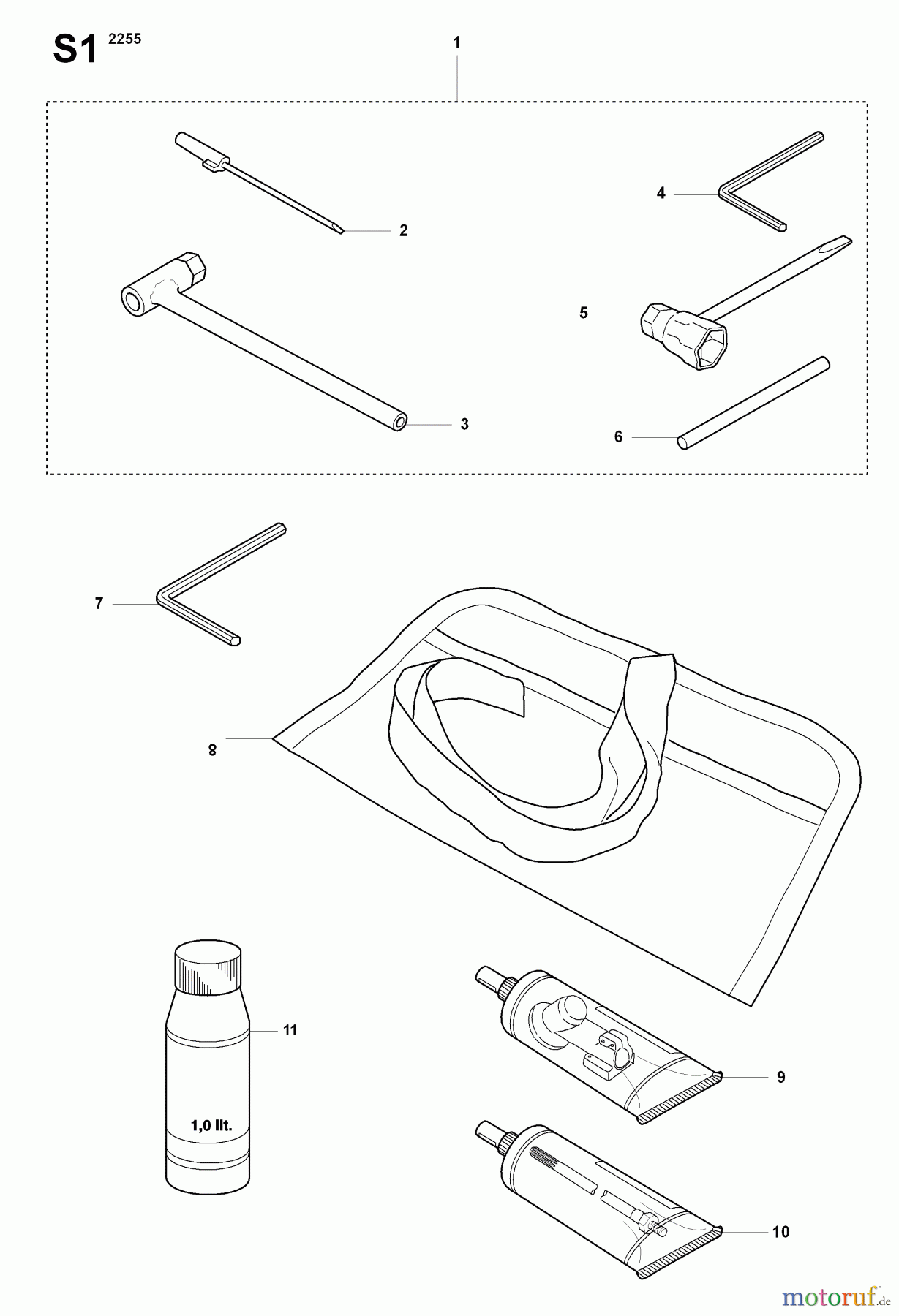 Jonsered Motorsensen, Trimmer MC2255 - Jonsered String/Brush Trimmer (2008-07) ACCESSORIES #2