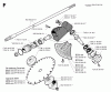 Jonsered RS40 - String/Brush Trimmer (1990-02) Ersatzteile BEVEL GEAR SHAFT