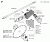 Jonsered RS40 - String/Brush Trimmer (1991-09) Ersatzteile BEVEL GEAR SHAFT