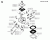 Jonsered RS40 - String/Brush Trimmer (1991-09) Ersatzteile CARBURETOR DETAILS