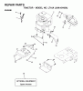Jonsered LT16A (JNA16H42A) - Lawn & Garden Tractor (2001-05) Ersatzteile ENGINE
