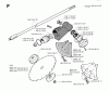 Jonsered RS51 - String/Brush Trimmer (1994-06) Ersatzteile BEVEL GEAR SHAFT