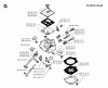 Jonsered RS51 - String/Brush Trimmer (1995-03) Ersatzteile CARBURETOR DETAILS