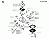Jonsered RS51 - String/Brush Trimmer (1996-03) Ersatzteile CARBURETOR DETAILS
