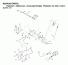 Jonsered LT16A (JNA16H42B, 954130070) - Lawn & Garden Tractor (2003-01) Ersatzteile MOWER LIFT / DECK LIFT