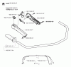 Jonsered RS52 - String/Brush Trimmer (2006-07) Ersatzteile HANDLE CONTROLS #2