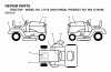 Jonsered LT17A (JNA17H42A, 954130086) - Lawn & Garden Tractor (2003-01) Ersatzteile DECALS