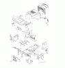 Jonsered LT2113 (96011026600) - Lawn & Garden Tractor (2007-09) Ersatzteile CHASSIS ENCLOSURES