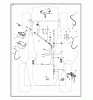 Jonsered LT2113 (96011026602) - Lawn & Garden Tractor (2008-09) Ersatzteile ELECTRICAL