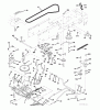 Jonsered LT2113 (96011026601) - Lawn & Garden Tractor (2008-02) Ersatzteile DRIVE