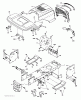 Jonsered LT2113 (96011026604) - Lawn & Garden Tractor (2010-03) Ersatzteile CHASSIS ENCLOSURES