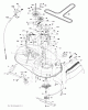 Jonsered LT2113 (96011026604) - Lawn & Garden Tractor (2010-03) Ersatzteile MOWER DECK / CUTTING DECK