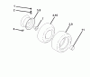 Jonsered LT2113 (96011026604) - Lawn & Garden Tractor (2010-03) Ersatzteile WHEELS TIRES