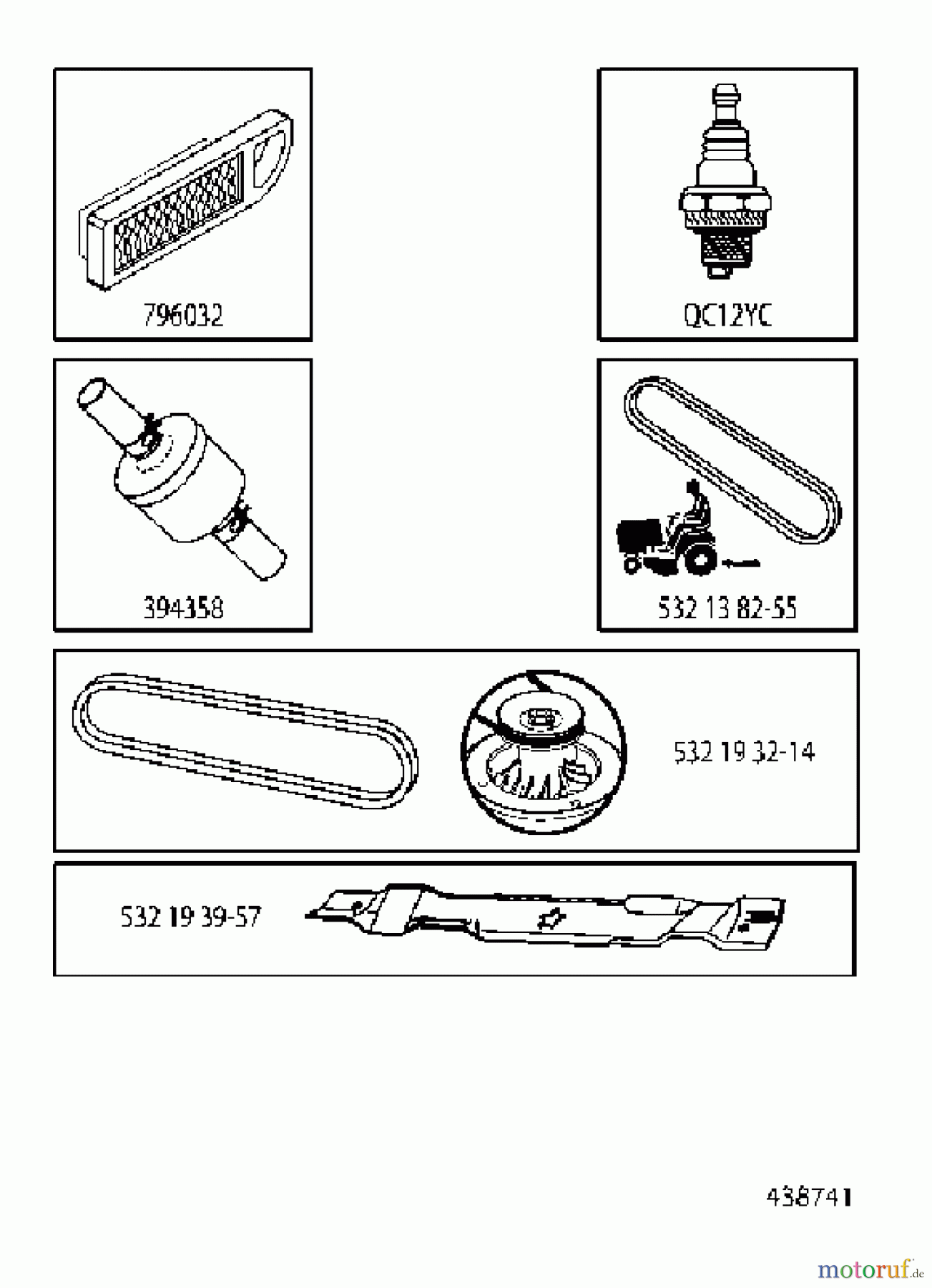 Jonsered Rasen und Garten Traktoren LT2113 (96011026607) - Jonsered Lawn & Garden Tractor (2012-08) FREQUENTLY USED PARTS