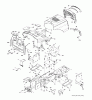 Jonsered LT2113 CM (96061022402) - Lawn & Garden Tractor (2008-09) Ersatzteile CHASSIS ENCLOSURES