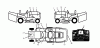 Jonsered LT2113 CM (96061022402) - Lawn & Garden Tractor (2008-09) Ersatzteile DECALS