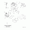 Jonsered LT2113 CM (96061022402) - Lawn & Garden Tractor (2008-09) Ersatzteile ENGINE