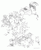 Jonsered LT2113 CM (96061022404) - Lawn & Garden Tractor (2010-03) Ersatzteile CHASSIS ENCLOSURES
