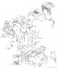 Jonsered LT2113 CM (96061022405) - Lawn & Garden Tractor (2011-01) Ersatzteile CHASSIS ENCLOSURES