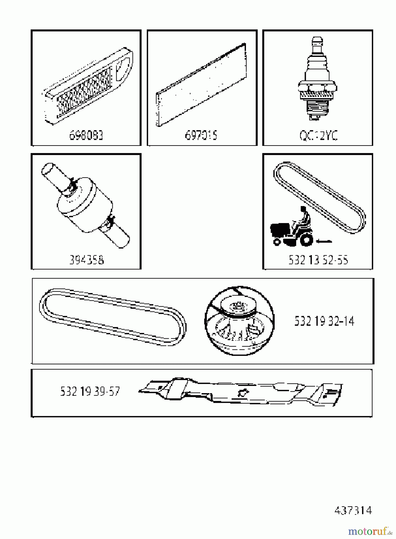 Jonsered Rasen und Garten Traktoren LT2114 (96011029300) - Jonsered Lawn & Garden Tractor (2010-11) ACCESSORIES